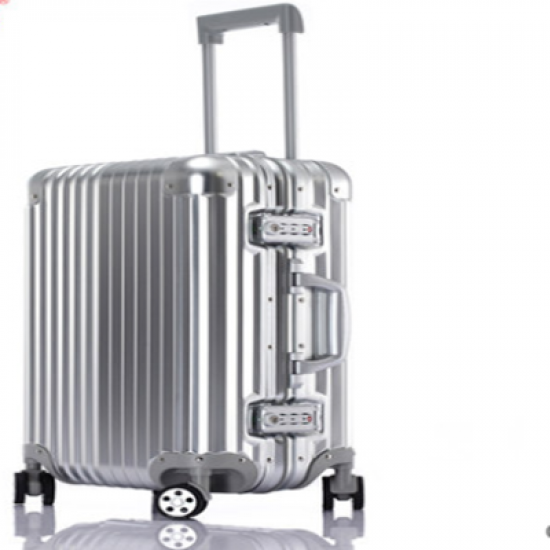 Aluminum Magnesium Alloy fashionable aluminum frame pull rod box universal wheel female metal suitcase male business high-end boarding case Aluminum Magnesium Alloy fashionable aluminum frame pull rod box universal wheel female metal suitcase male business high-end boarding case