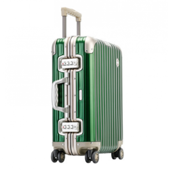 Aluminum-magnesium alloy same business password boarding suitcase luggage small 20-inch universal wheel trolley case Aluminum-magnesium alloy same business password boarding suitcase luggage small 20-inch universal wheel trolley case