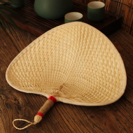 Portable Straw Fan Hand-woven Pu Fan Banana Fan Chinese Classical Style Portable Straw Fan Hand-woven Pu Fan Banana Fan Chinese Classical Style