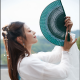 retro style Hanfu fan children's portable lace folding fan Chinese style summer portable compact tassel folding fan retro style Hanfu fan children's portable lace folding fan Chinese style summer portable compact tassel folding fan