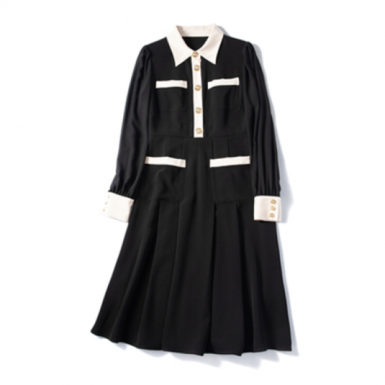 2025 fall new ladies fashion temperament lady style lapel dress 2025 fall new ladies fashion temperament lady style lapel dress