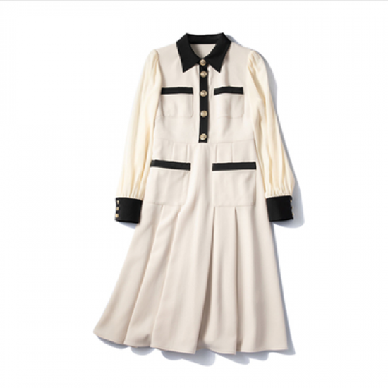 2025 fall new ladies fashion temperament lady style lapel dress 2025 fall new ladies fashion temperament lady style lapel dress